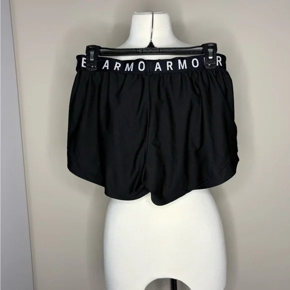Under Armour Women's Athletic Black Shorts - Picture 3 of 6